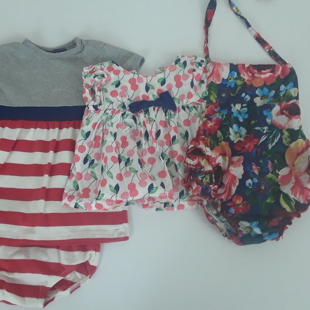 Summer set of dresses and romper